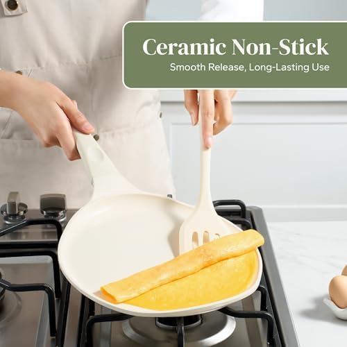Redchef Crepe Pan Nonstick, Comal Para Tortillas for Crepes, 10 Inch