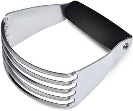 Stainless Steel Dough Blender & Bench Scraper,Plastic Bowl Scraper