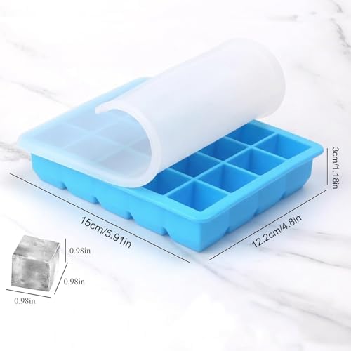1 Tbsp Silicone Freezer Molds -silicone freezer trays with lid,3