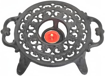 Cast Iron Teapot Warmer with Candle, Tea Pot Holder