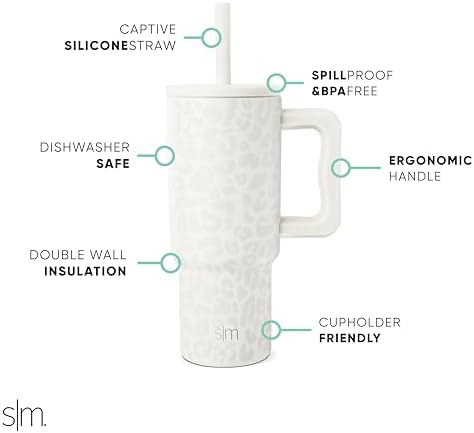 Simple Modern Kids 24 oz Tumbler with Handle and Silicone Straw Lid