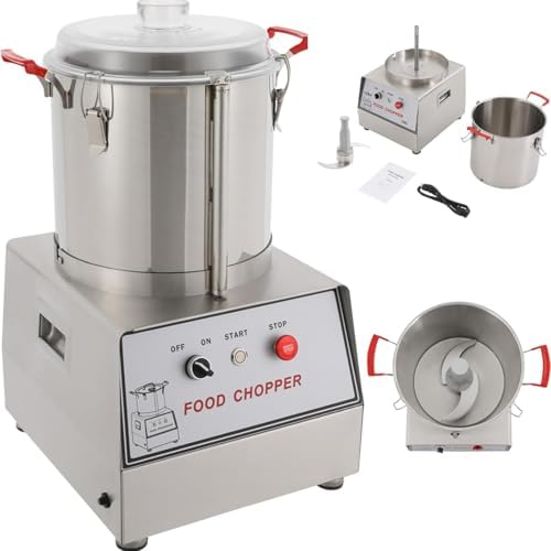 Commercial Food Processor, 15L Stainless Steel Chopper