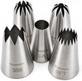 Piping tips large Cake Decorating tools, 5 pack Cake piping Nozzles
