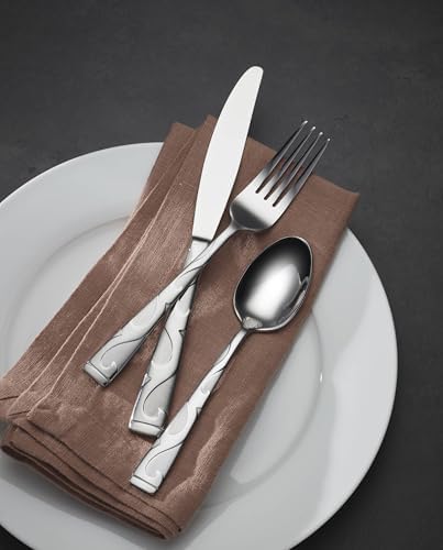 Oneida Tuscany 20-Piece Flatware Set, Service for 4, Silver