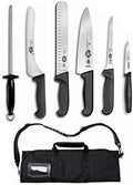 Victorinox Forschner 7 Pc Fibrox Knife Roll Set