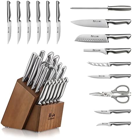 Cangshan Sanford Series 17-Piece German Steel Knife Block Set