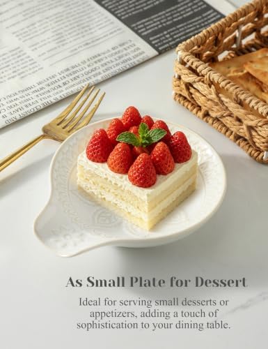 Glazed White Spoon Rest for Stove Top, Ceramic Spoon Holder for