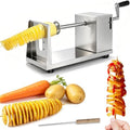 Potato Spiral Cutter, Manual Stainless Steel