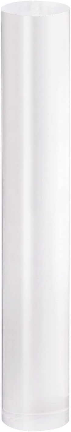 HARFINGTON Acrylic Clay Roller 6 Inch x 1 Inch Solid Non-Stick Plastic Round by HARFINGTON