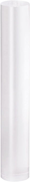 HARFINGTON Acrylic Clay Roller 6 Inch x 1 Inch Solid Non-Stick Plastic Round by HARFINGTON