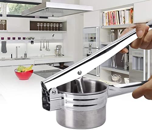 Potato Ricer Stainless Steel Masher, Large Capacity 15oz Potato Masher