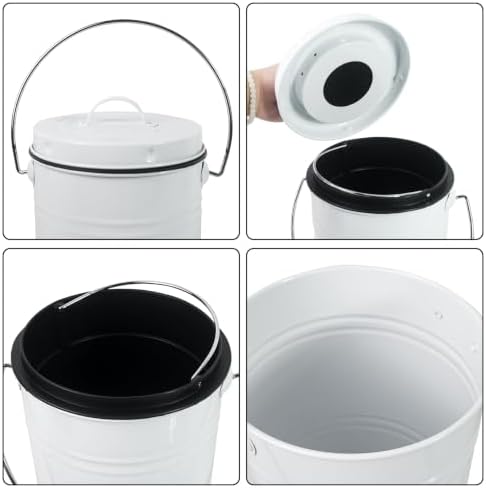 DreamsEden White Kitchen Compost Scrap Collector