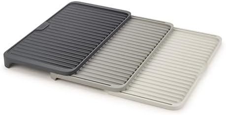 Joseph Joseph Tier Expandable Plastic Draining Board, Grey
