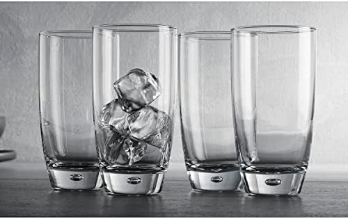 Glaver's Highball Glasses Set Of 4, 16 Oz. Drinking Glasses, Unique