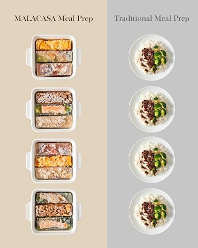 MALACASA Baking Dishes for Oven, Small Ceramic Baking Dishes with