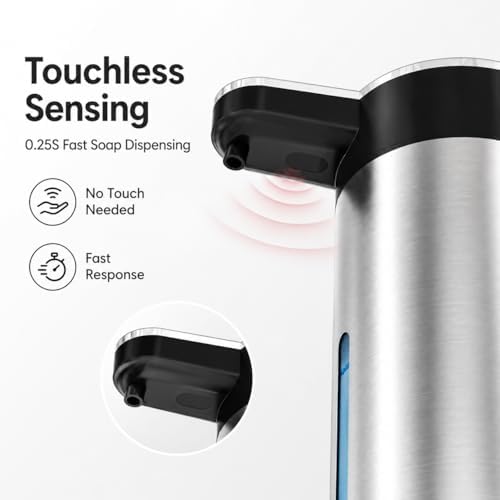 Automatic Liquid Soap Dispenser Touchless, Stainless Steel