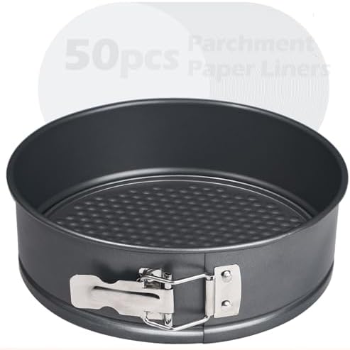 Webake 8 Inch Springform Pan Set for Baking, Nonstick Cheesecake Pan