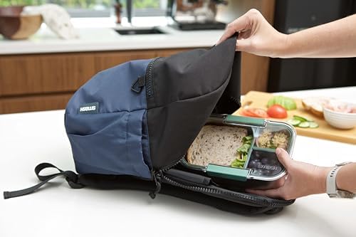 Smash Microwave Safe Stainless Steel 3 Compartment Bento Lunch Box