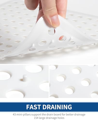 Bligli Sink Mat, 2 Pack, 11.2x12.7inch