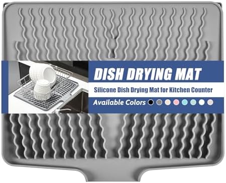 Silicone Dish Drying Mat for Kitchen Counter