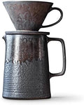 Pour Over Coffee Maker Set, Ceramic Dripper & Decanter, 15oz