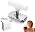 Cap Crack Jar Opener, Jar Openers for Seniors & Weak Hands(White)