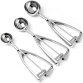Saebye Cookie Scoop Set, Cookie Scoops for Baking Set of 3, Cookie