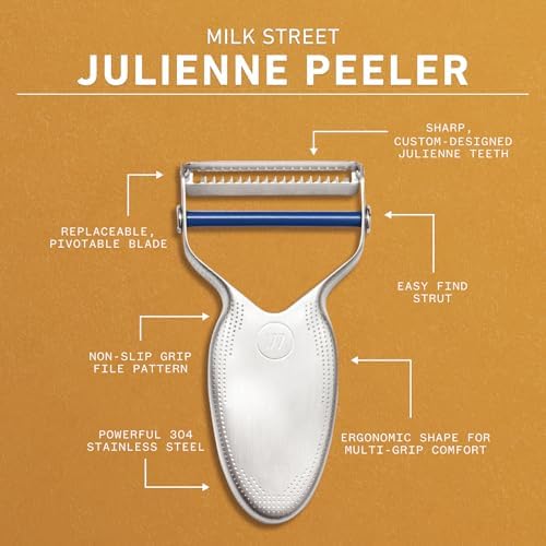 Milk Street Julienne Peeler, Vegetable Julienne Peeler, Peeler for