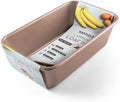 HAPPIELS 5 x 9 inch Nonstick Loaf Pan 1lb for Oven Baking, PFOA & BPA