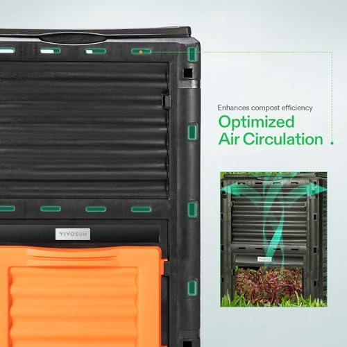 VIVOSUN 80Gallon (300L) Outdoor Compost Bin