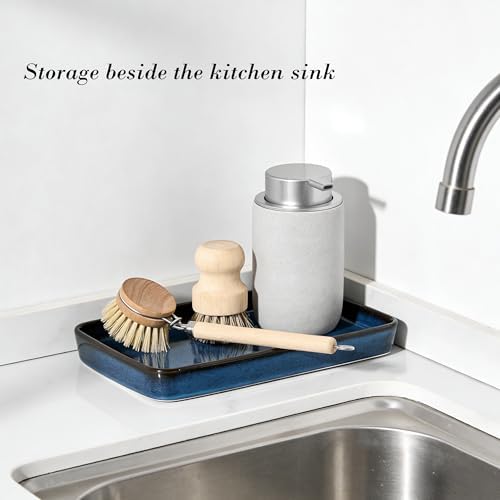 10"×6"×1" Vanity Tray, Blue