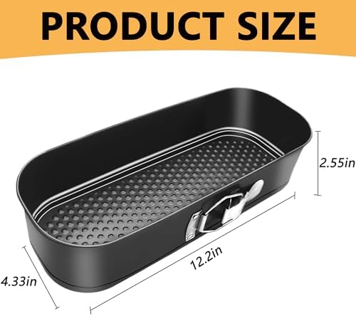 Rectangular Springform Cake Baking Pans: Non-Stick Springform Pans