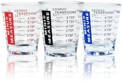 New Talent plastic Measuring cup Shot Glass set of 3pcs, Shot Glasses