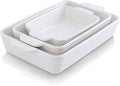 KOOV Bakeware Set, Ceramic Baking Dish Set, Rectangular Casserole Dish Set by KOOV