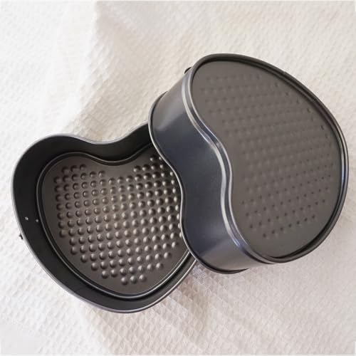 7 Inch Heart Cake Mold Springform Pan, Nonstick Carbon Steel