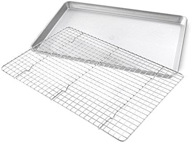 USA Pan Bakeware Half Sheet Baking Pan and Bakeable Nonstick and