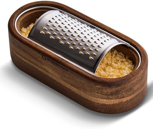 Wagensteiger SUS304 Cheese Grater with Wooden Container