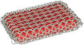 Lodge Stainless Steel Chainmail Scrubbing Pad, Red