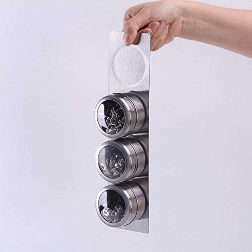 12 Powerful Magnetic Spice Tins- Stainless Steel Spice Storage