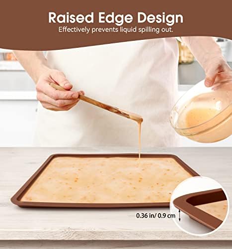 4 PCS Silicone Dehydrator mats with Edge Compatible with Cosori