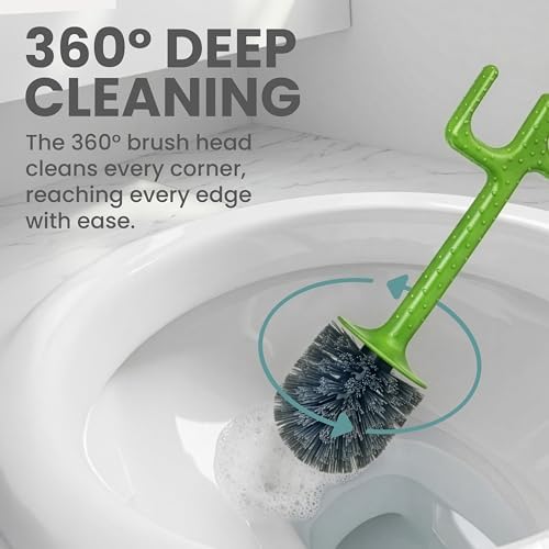 Vigar Cactus Toilet Brush and Holder Set