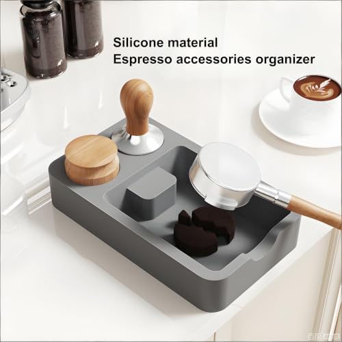Silicone Espresso Knock Box & Tamping Station