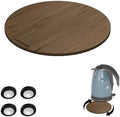 Smoovee Appliance Rolling Tray, 8.2 Inch, Dark Bamboo