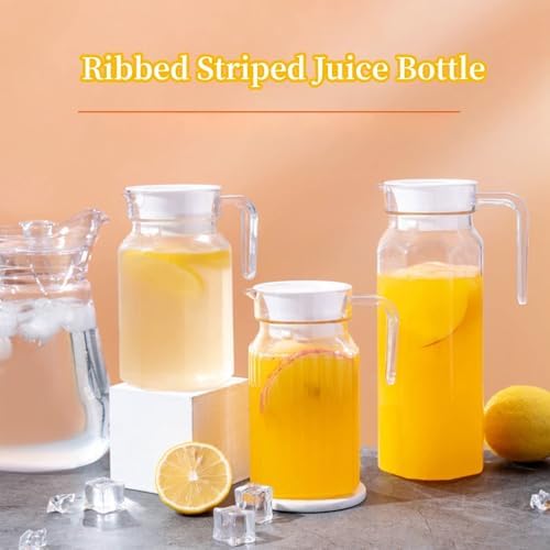 Acrylic Juice Pitcher, Shatterproof Drink Dispenser, Premium Material