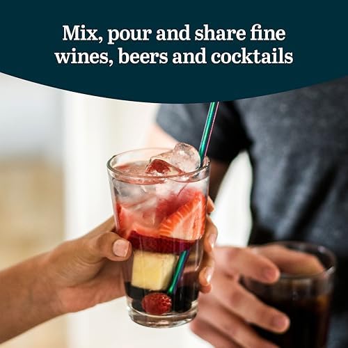 Libbey Bar Essentials Tumbler Glasses Set of 6, Modern Style 16 Oz