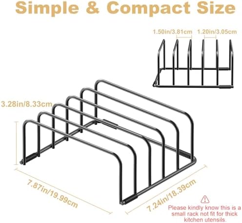 Fikoksol Cutting Board Organizer Storage, Baking Sheet Rack under