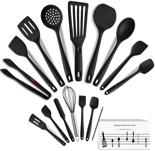 16-Piece Silicone Spatula Set