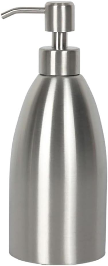 304 Stainless Steel Soap Dispenser 16oz Rust-Proof Liquid Soap Pump Bottle - Image 6