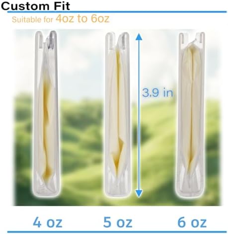 Ugotfeels 2 Pack Breastmilk Storage Bags with Freezer Flattener