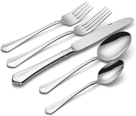 Oneida Juilliard 45-Piece 18/10 Silverware Set for 8, Flatware